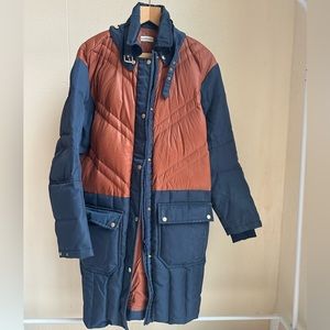 Two Tone Winter Coat